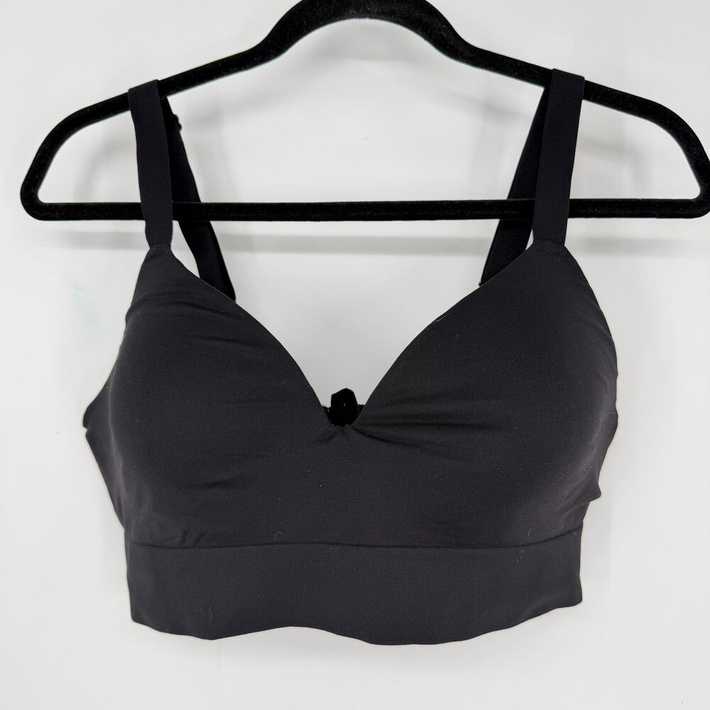 Truekind Supportive Comfort Wireless Shaping Bra Black Womens XL Seamless